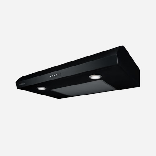 Nemi Black Undercabinet Range Hood 30" Wide - 280Cfm