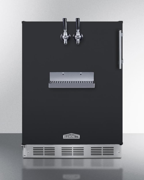 24" Wide Front Tap Built-In Beer Kegerator, Ada-Compliant