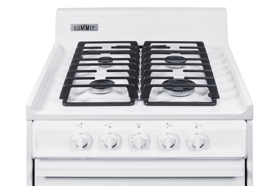 24" Free Standing Gas Range