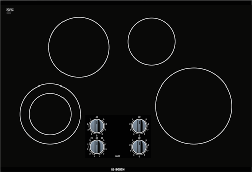 500 Series, Electric Hob, 30, Surface Mount Without Frame
