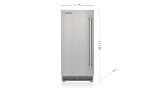 15" Outdoor Ice Maker With Pump - Panel Ready (Limited Availability)