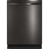 GE Profile(TM) Top Control with Stainless Steel Interior Dishwasher with Sanitize Cycle & Dry Boost with Fan Assist