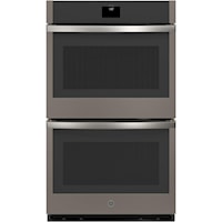 Ge(R) 30" Smart Built-In Self-Clean Convection Double Wall Oven With Never Scrub Racks