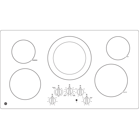 GE Appliances Cooktop Electric Cooktop