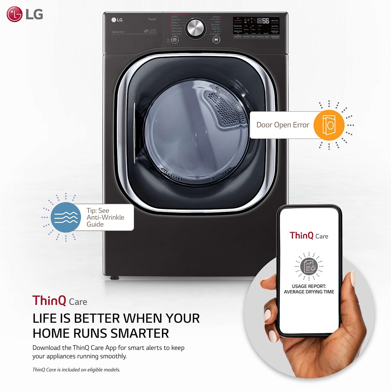 LG Appliances Laundry Dryer