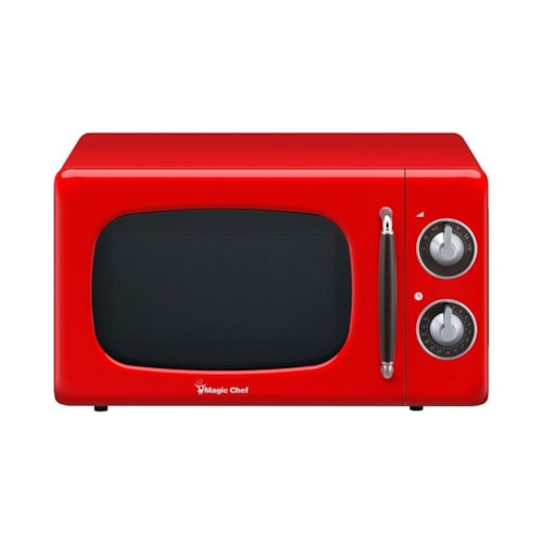 0.7 Cu. Ft. Countertop Retro Microwave Oven