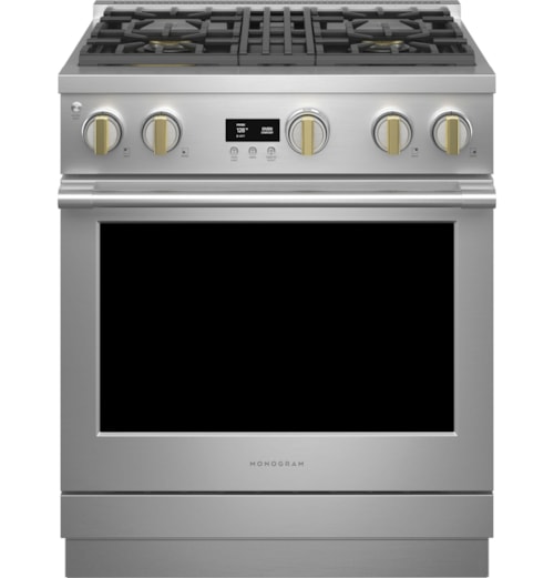 Monogram 30" Dual-Fuel Professional Range With 4 Burners