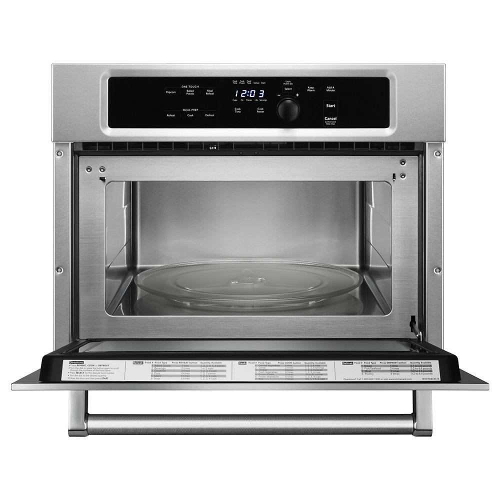 KitchenAid KMBS104ESS 24" Built In Microwave Oven with 1000 Watt