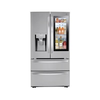 28 cu ft. Smart InstaView(R) Door-in-Door(R) Double Freezer Refrigerator with Craft Ice(TM)