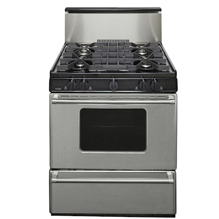 30" Free Standing Gas Range