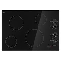 30-inch Electric Cooktop with Multiple Settings - Black