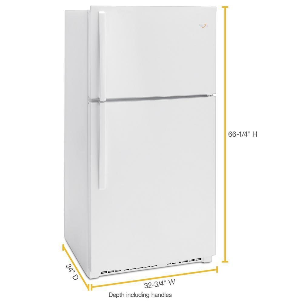 Whirlpool Refrigerators Top Freezer Freestanding Refrigerator