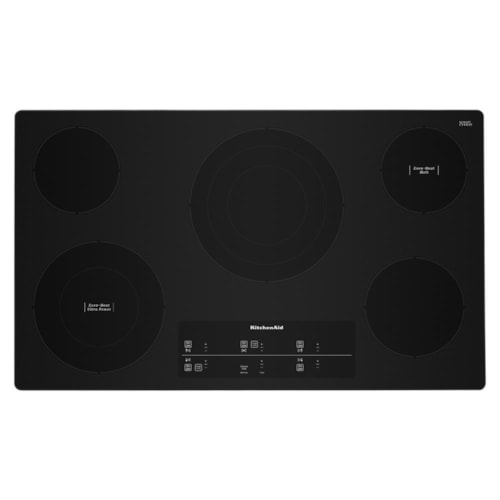 KitchenAid 36" Electric Cooktop With 5 Elements And Touch-Activated Controls