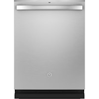 GE(R) Fingerprint Resistant Top Control with Stainless Steel Interior Dishwasher with Sanitize Cycle & Dry Boost with Fan Assist