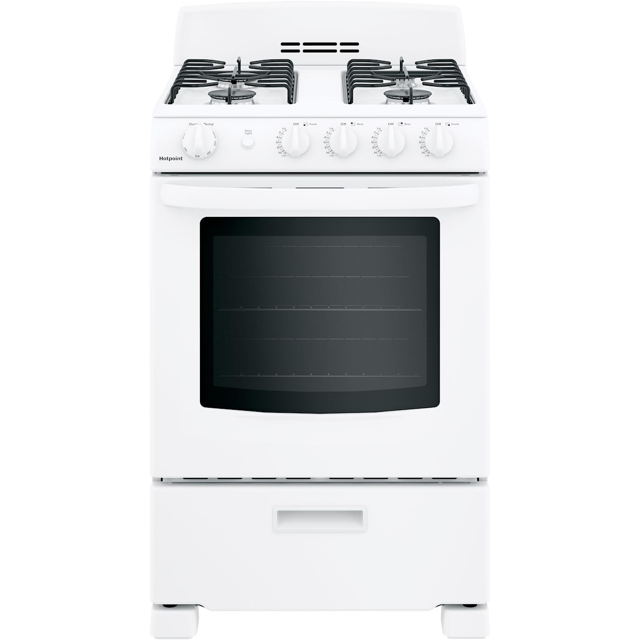 Hotpoint Gas Ranges 24" Free Standing Gas Range