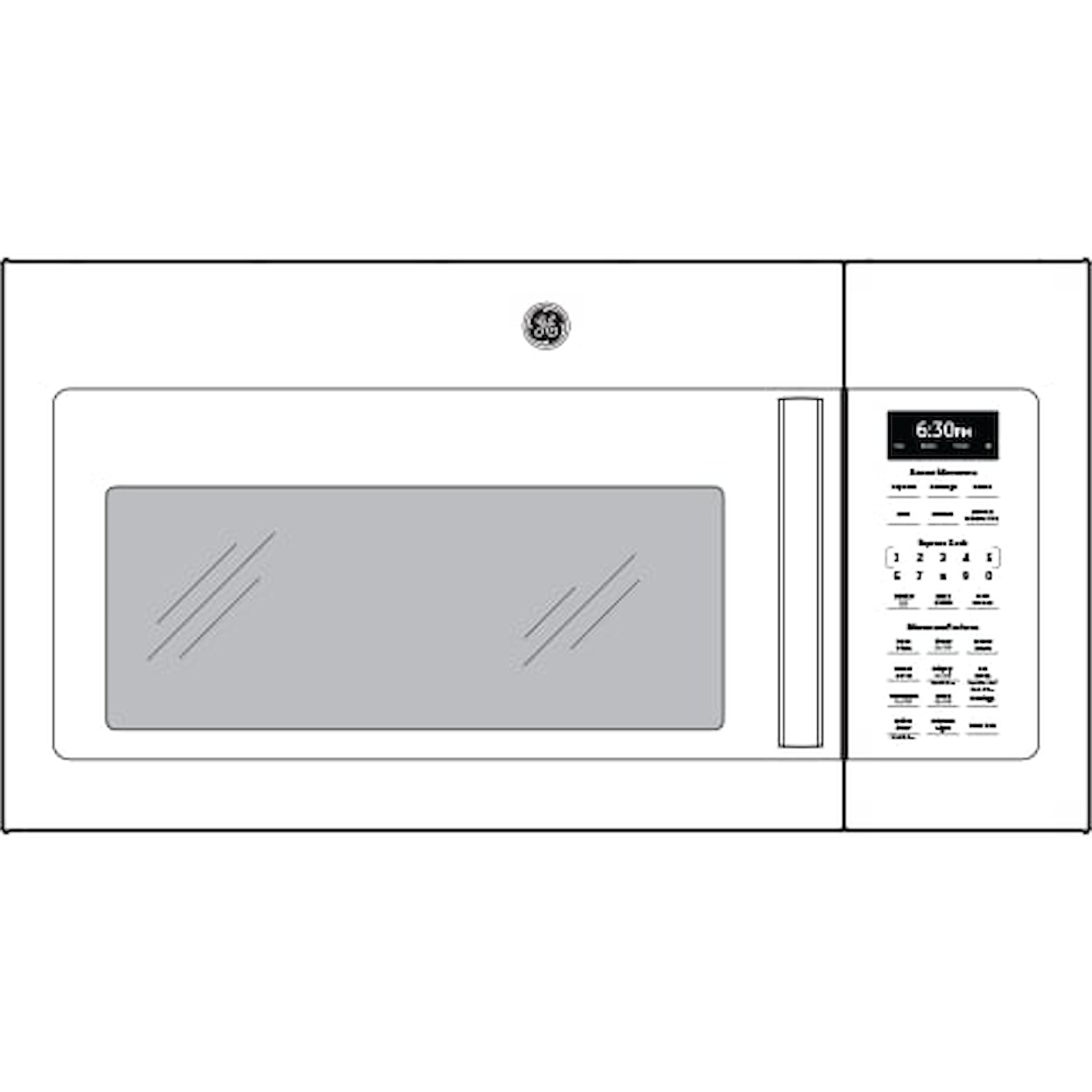 GE Appliances Microwave Over The Range Microwave