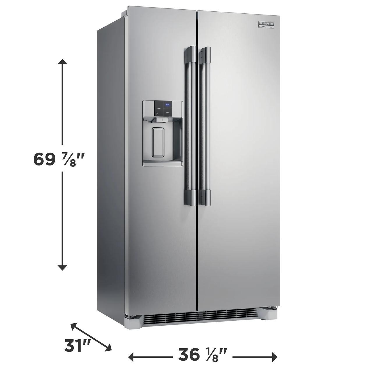Side By Side Freestanding Refrigerator