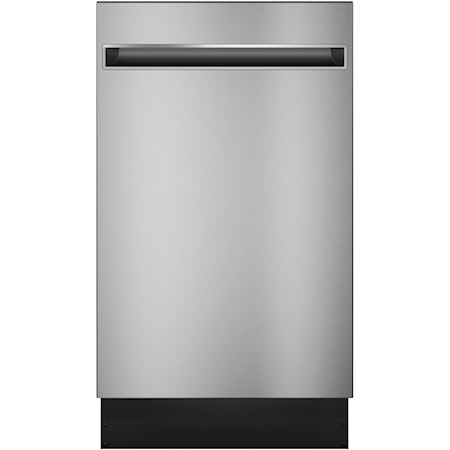 Ge Profile(Tm) Energy Star(R) 18" Ada Compliant Stainless Steel Interior Dishwasher With Sanitize Cycle