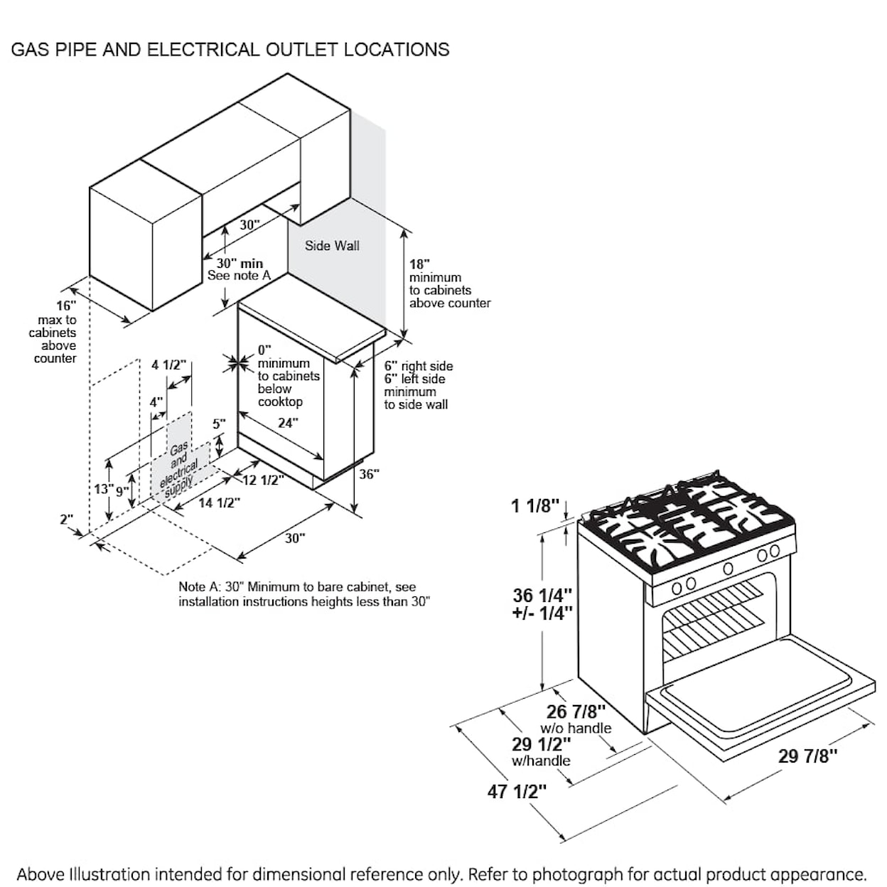 GE Appliances Gas Ranges Slide In Gas Range