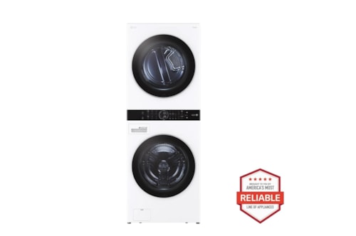 Single Unit Front Load Lg Washtower™ With Center Control™ 4.5 Cu. Ft. Washer And 7.4 Cu. Ft. Gas Dryer