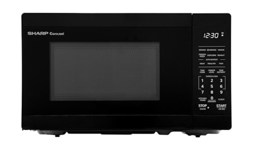 0.7 Cu. Ft. Black Countertop Microwave Oven