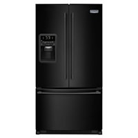 33- Inch Wide French Door Refrigerator with Beverage Chiller(TM) Compartment - 22 Cu. Ft. - Black