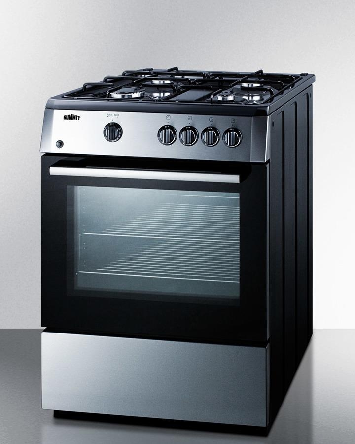24" Free Standing Gas Range