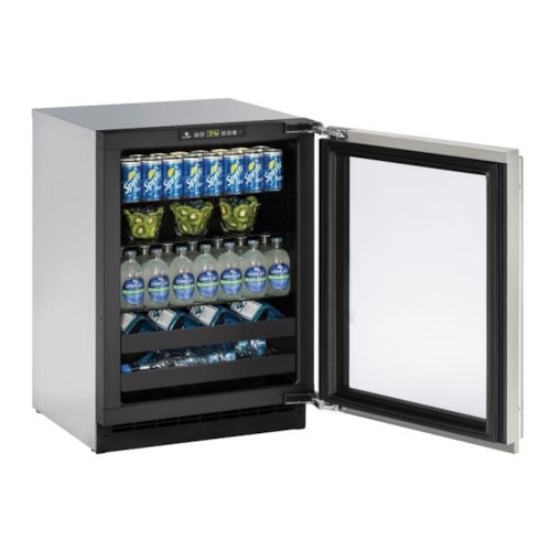 2224Bev 24" Beverage Center With Stainless Frame Finish And Field Reversible Door Swing (115 V/60 Hz)
