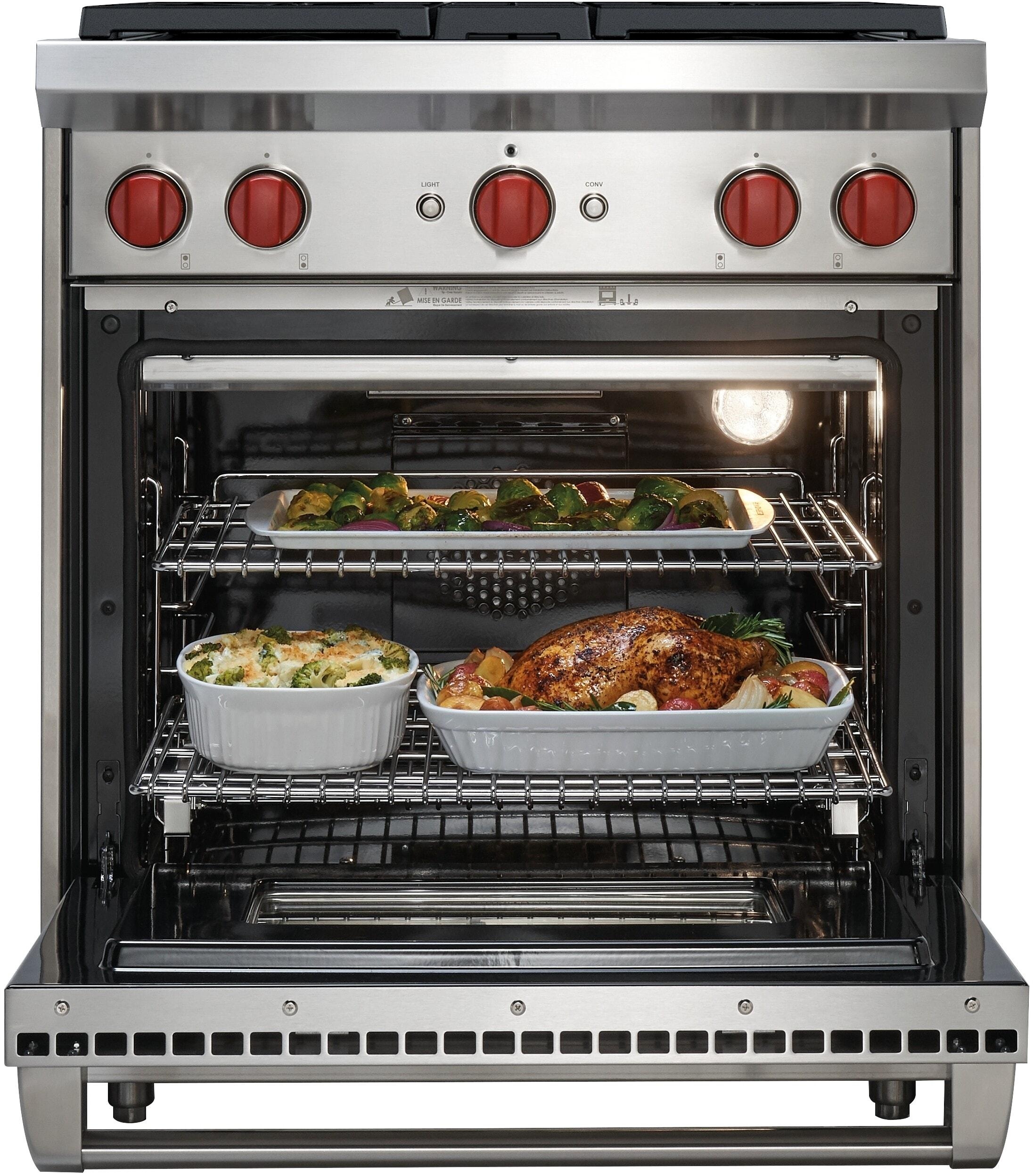 Wolf Gas Ranges 30" Free Standing Gas Range