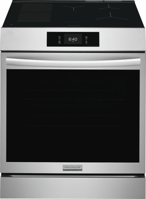 30" Front Control Induction Range With Stone-Baked Pizza