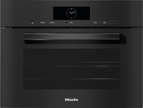 Dgc 7840 Am Obsidian Black - 24" Compact Combi-Steam Oven XL For Steam Cooking, Baking, Roasting With Roast Probe + Menu Cooking.