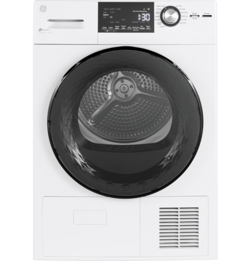 Ge® Energy Star® 24" 4.1 Cu.Ft. Front Load Ventless Condenser Electric Dryer With Stainless Steel Basket