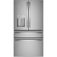 Ge Profile(Tm) Energy Star(R) 27.9 Cu. Ft. Smart Fingerprint Resistant 4-Door French-Door Refrigerator With Door In Door