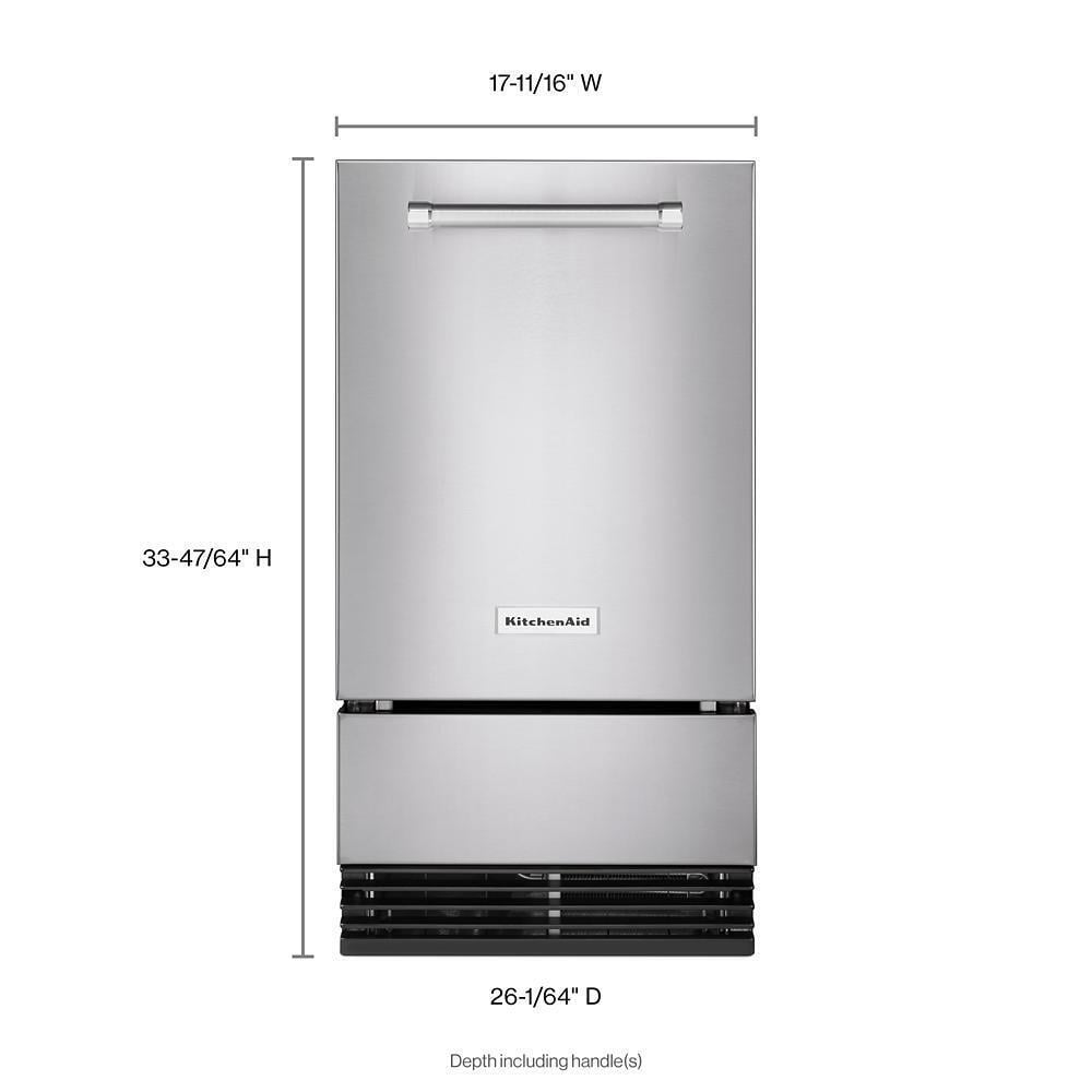 KitchenAid KUID308HPS Kitchenaid(R) 18'' Automatic Ice Maker With