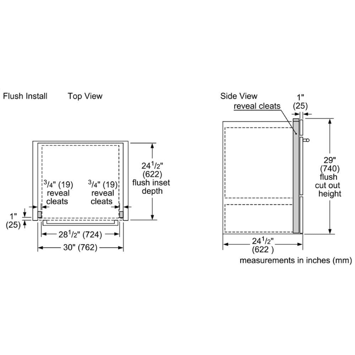 Bosch Electric Ranges Warming Drawer