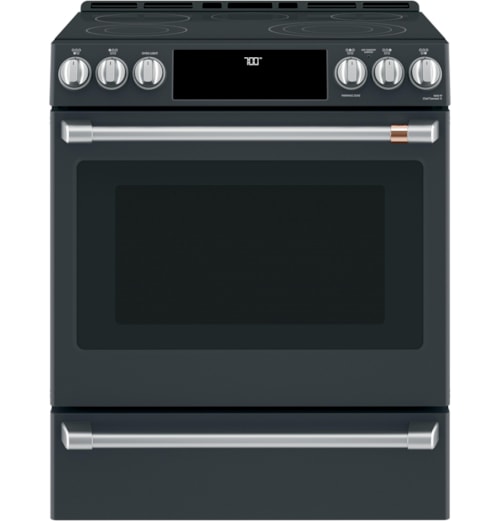 Caf(Eback)™ 30" Smart Slide-In, Front-Control, Radiant And Convection Range