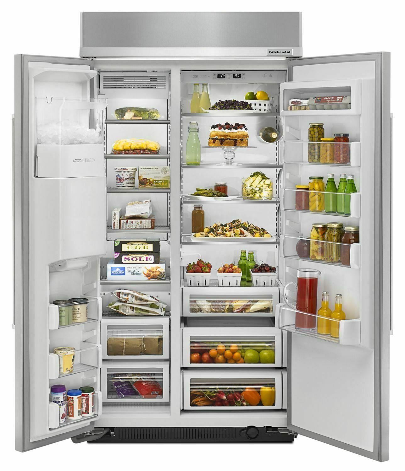 Side By Side Built In Refrigerator