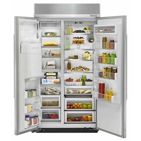 Side By Side Built In Refrigerator