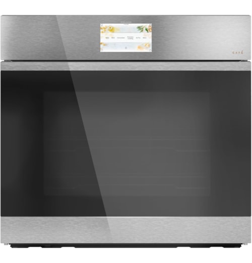 Caf(Eback)™ 30" Smart Built-In Convection Single Wall Oven In Platinum Glass