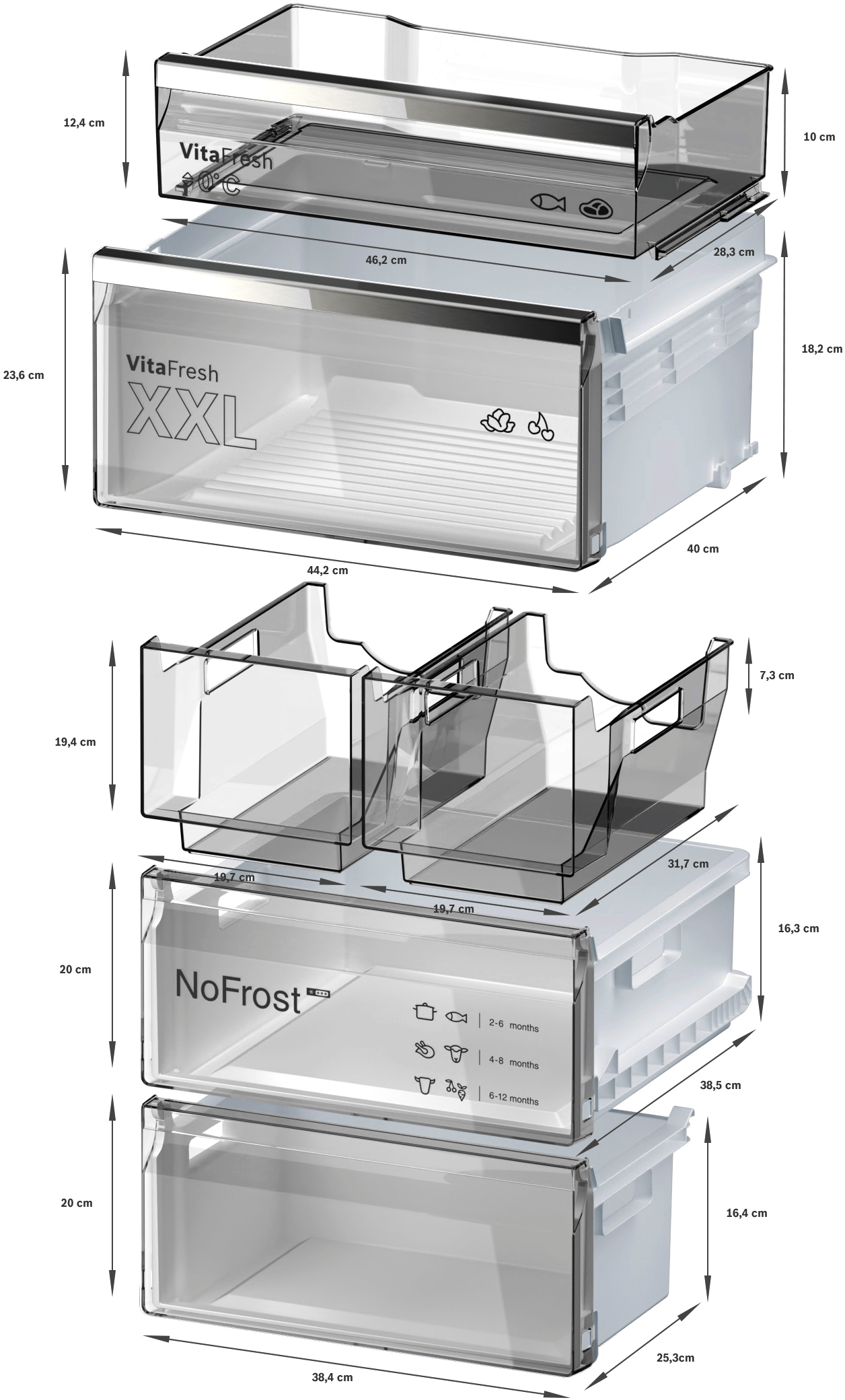 Bosch Refrigerators Bottom Freezer Freestanding Refrigerator