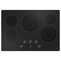 30" Built-in Knob Control Electric Cooktop Black- JEP5030DTBB