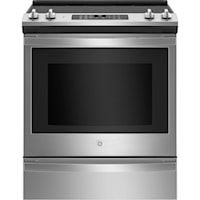 Ge(R) 30" Slide-In Electric Convection Range With No Preheat Air Fry