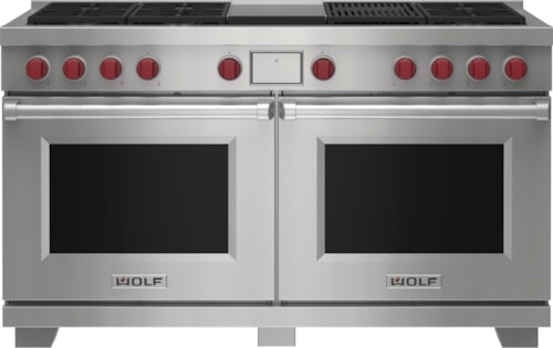 Wolf 6-Burner 60" Dual Fuel Range with Infrared Charbroiler & Griddle