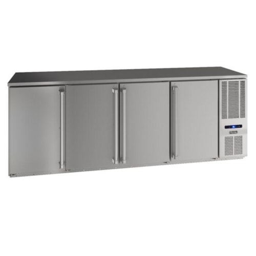92" Back Bar Refrigeration, Solid Door