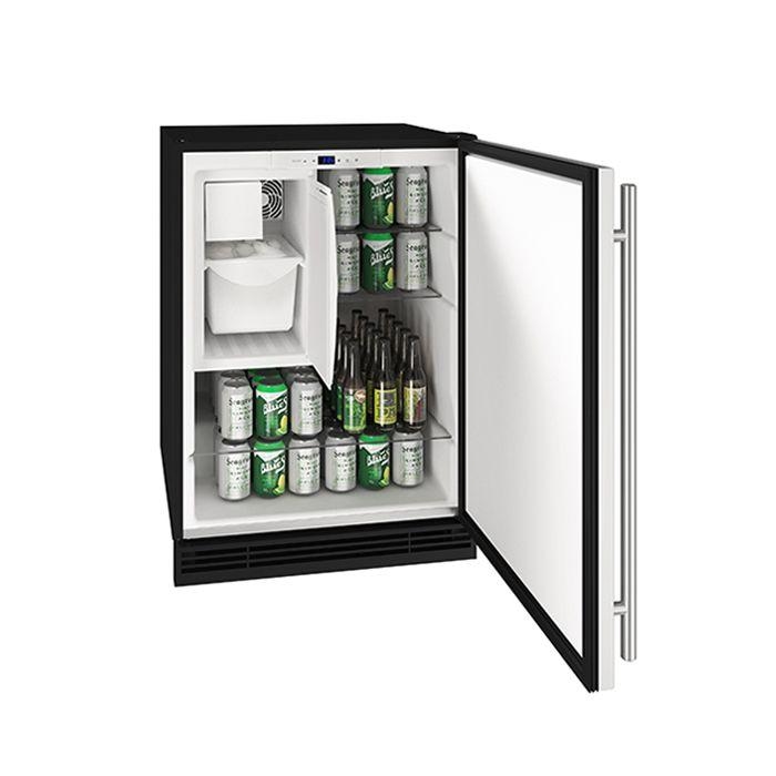 Hri124 24" Refrigerator/Ice Maker With Stainless Solid Finish (115 V/60 Hz)