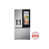 31 Cu. Ft. Smart Standard-Depth Max(Tm) French Door Refrigerator With Instaview(R) Door-In-Door(R)