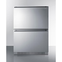 24" Wide 2-Drawer Refrigerator-Freezer, Ada Compliant