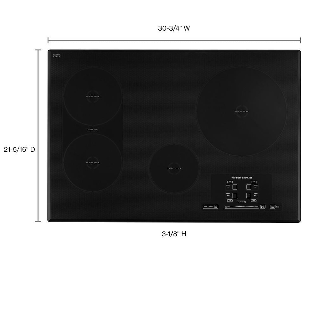 KitchenAid Electric Ranges Cooktops (electric)