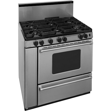 36&quot; And Larger Free Standing Gas Range