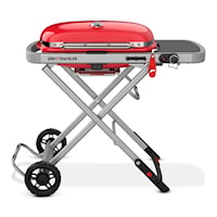 Weber Traveler(R) Portable Gas Grill - Red